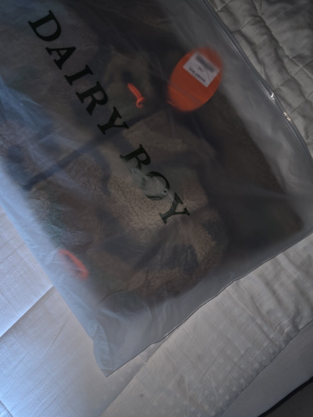 Dairy Boy FIRE! NWT! The Funky Fleece in Decoy Camo in Earth. XS/S. R2S! - Picture 9 of 12